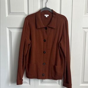 J. Jill Warm Brown Knit Top